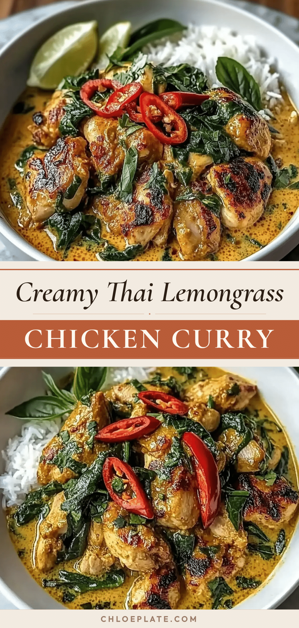 lemongrass chicken thai coconut curry recipe