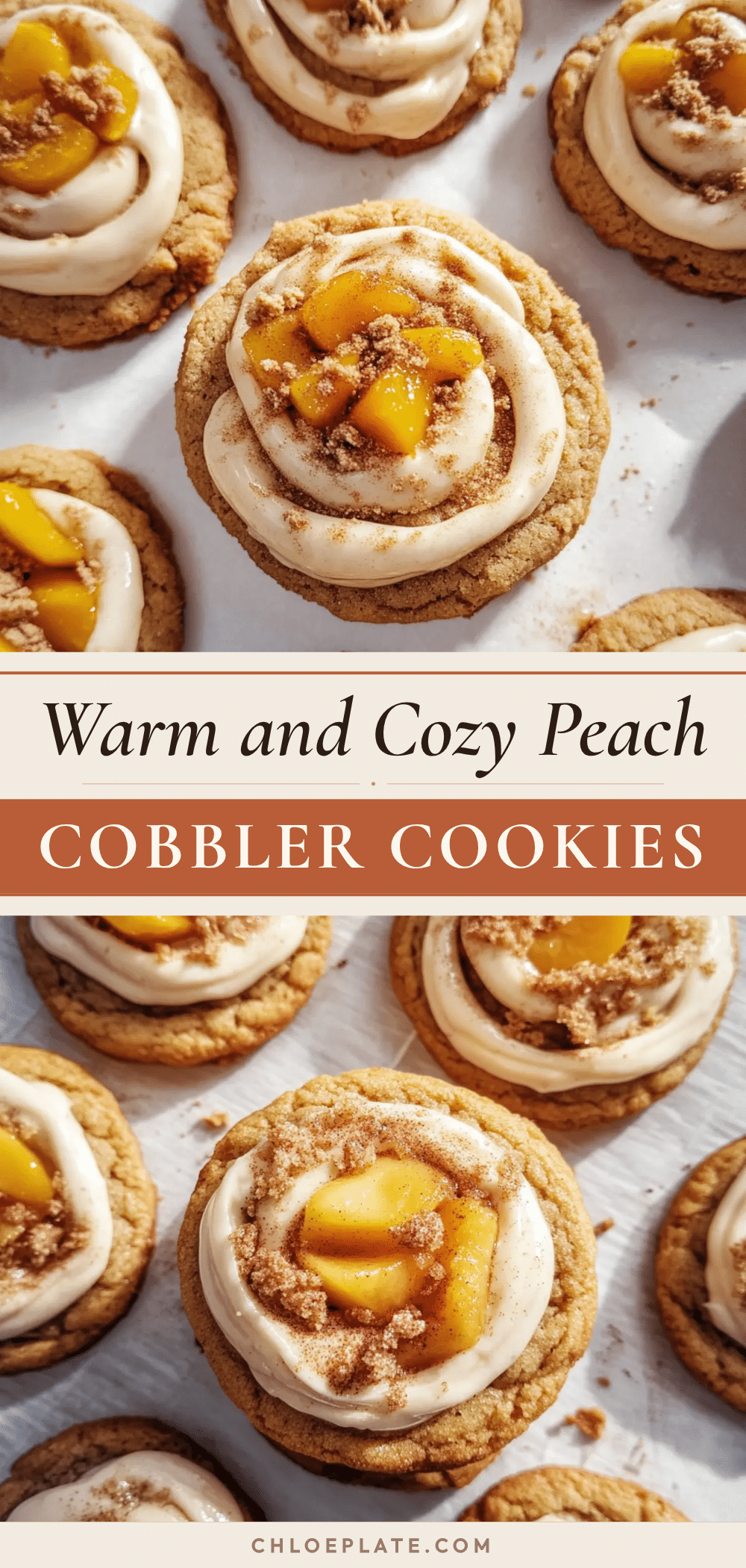 peach cobbler cookies recipe