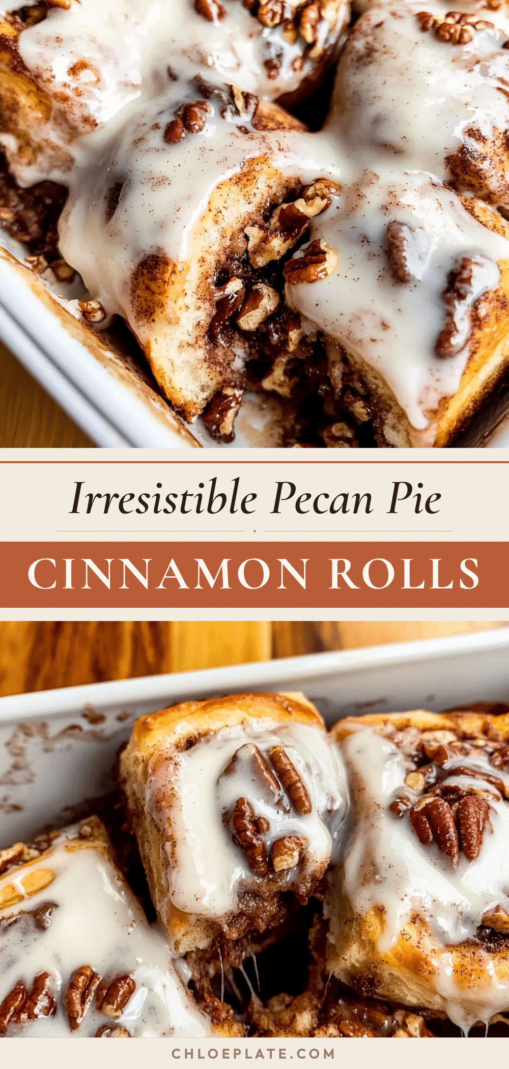 pecan pie cinnamon rolls recipe