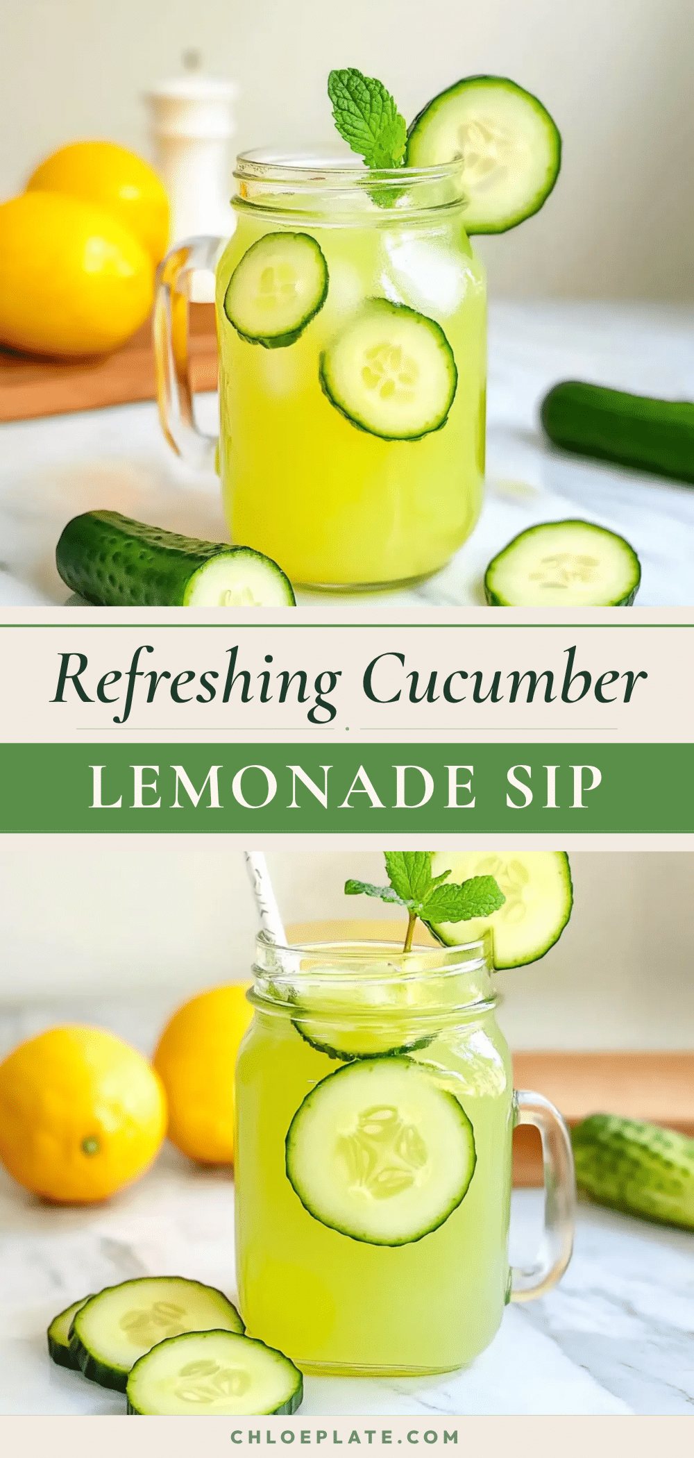 refreshing cucumber lemonade recipe