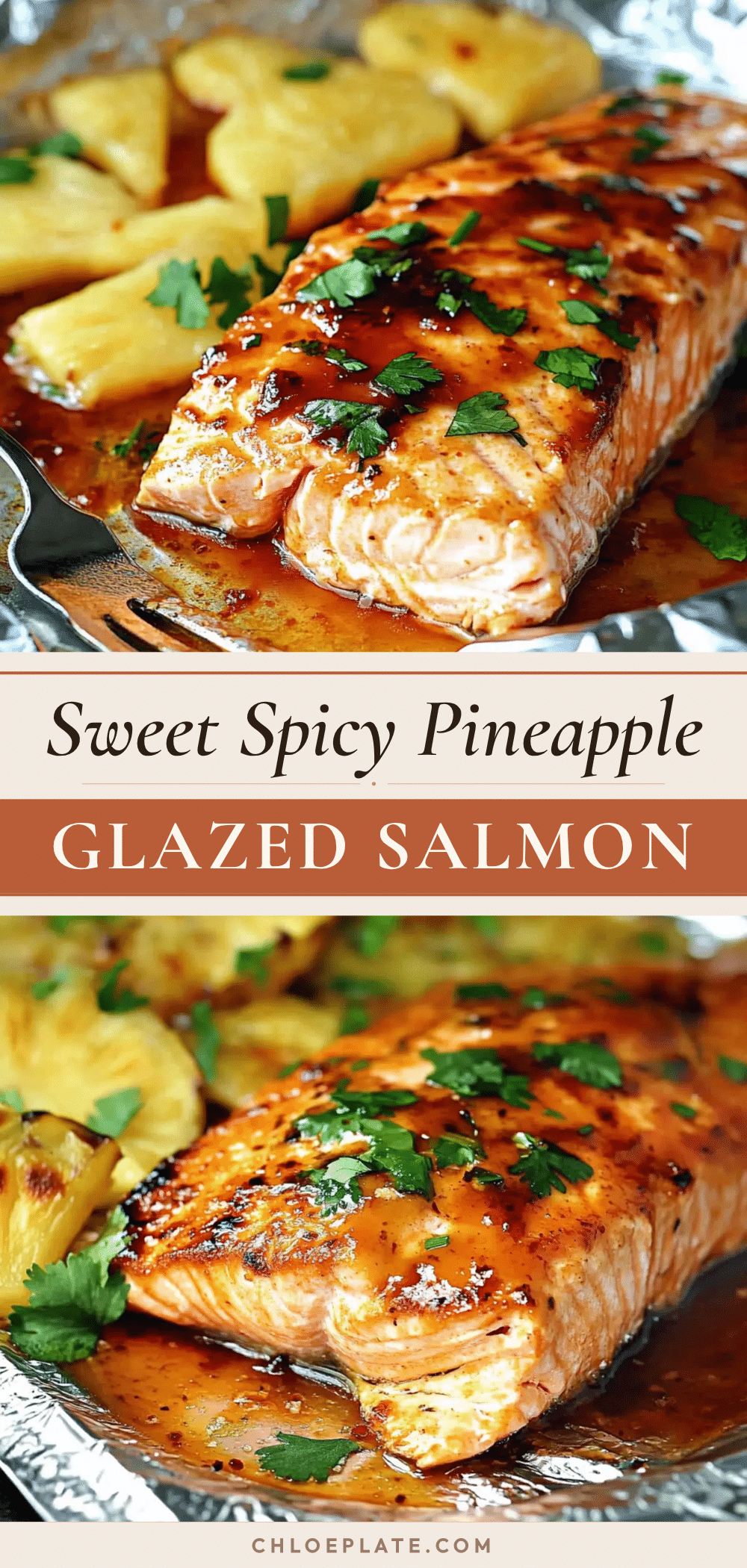 sweet and spicy pineapple salmon recipe