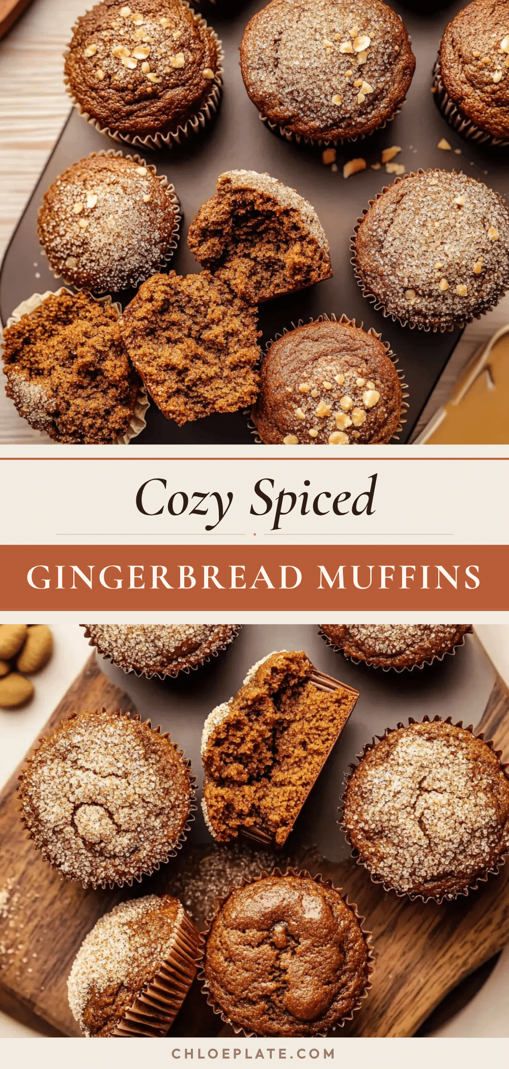 best easy spiced molasses gingerbread muffins recipe