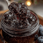 blueberry vanilla jam - featured image