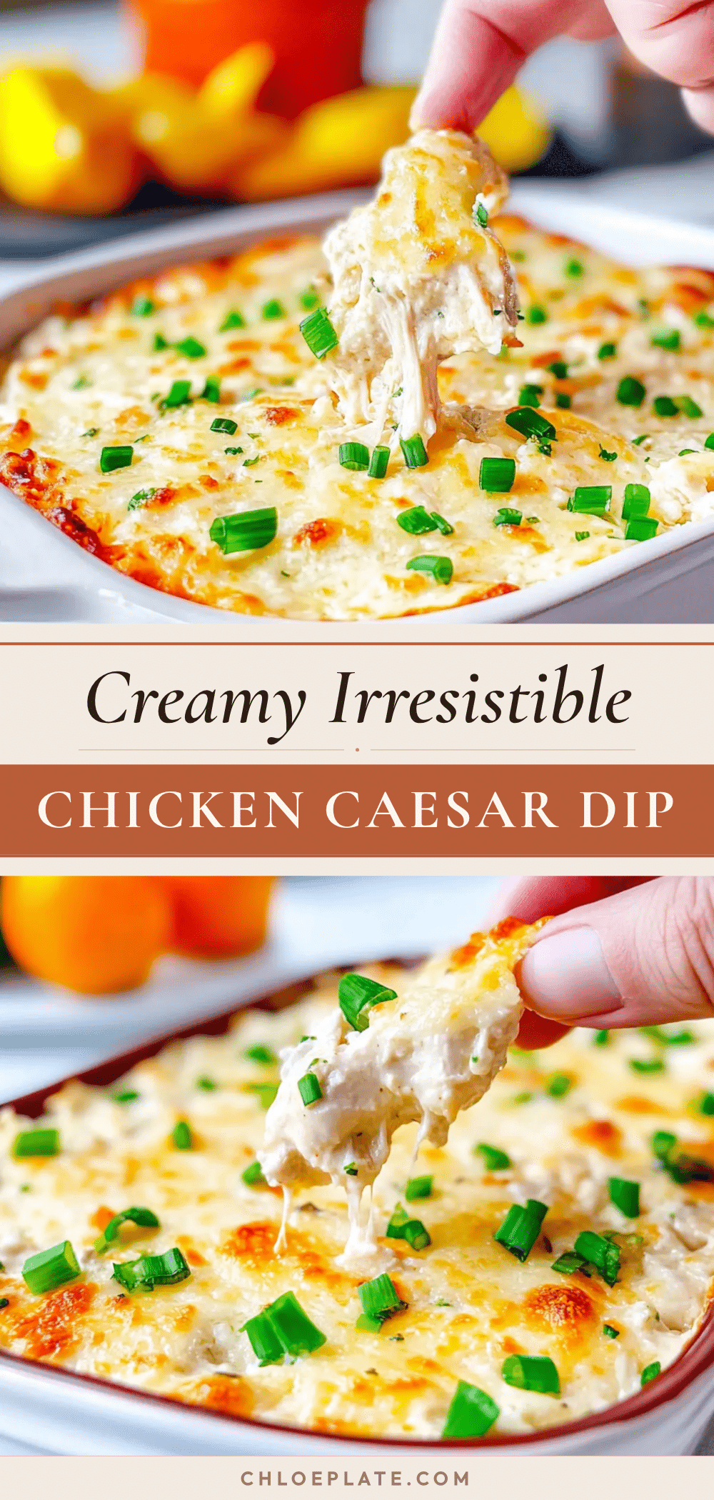 creamy chicken caesar dip recipe