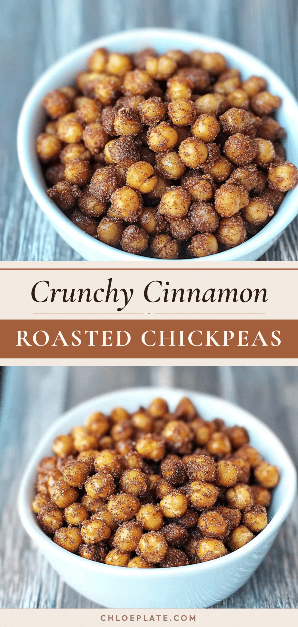 crunchy cinnamon roasted chickpeas recipe