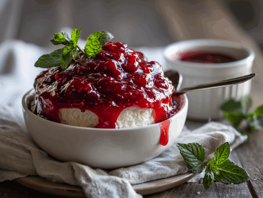 easy rhubarb sauce - featured image