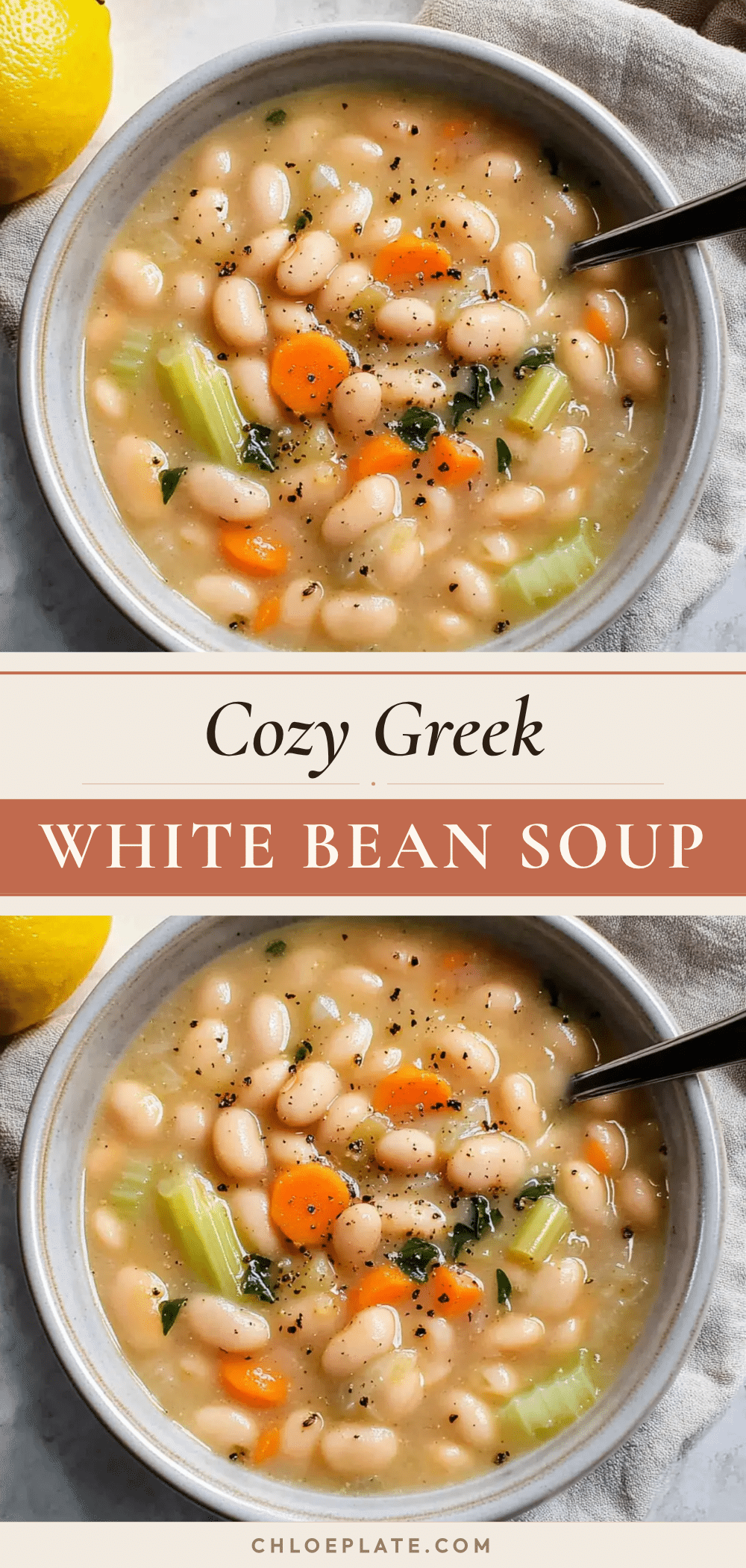 Greek White Bean Soup recipe