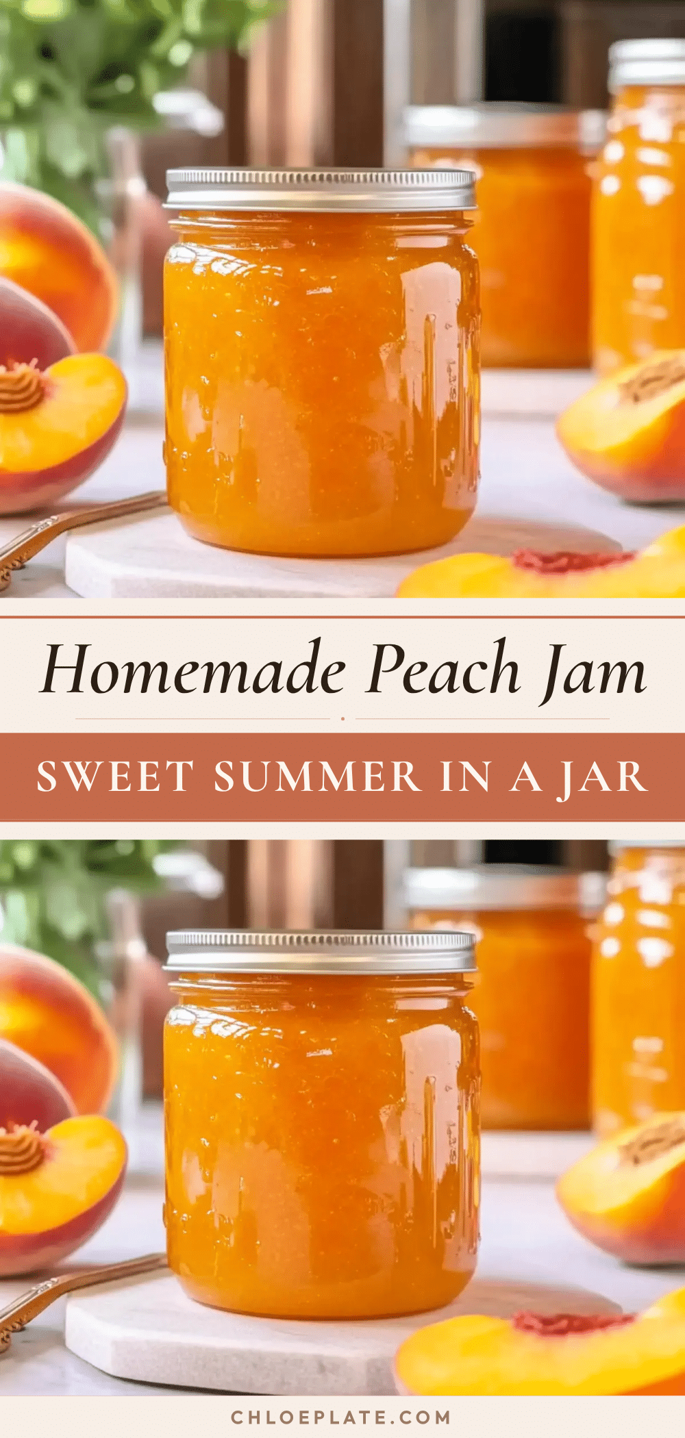 homemade peach jam recipe