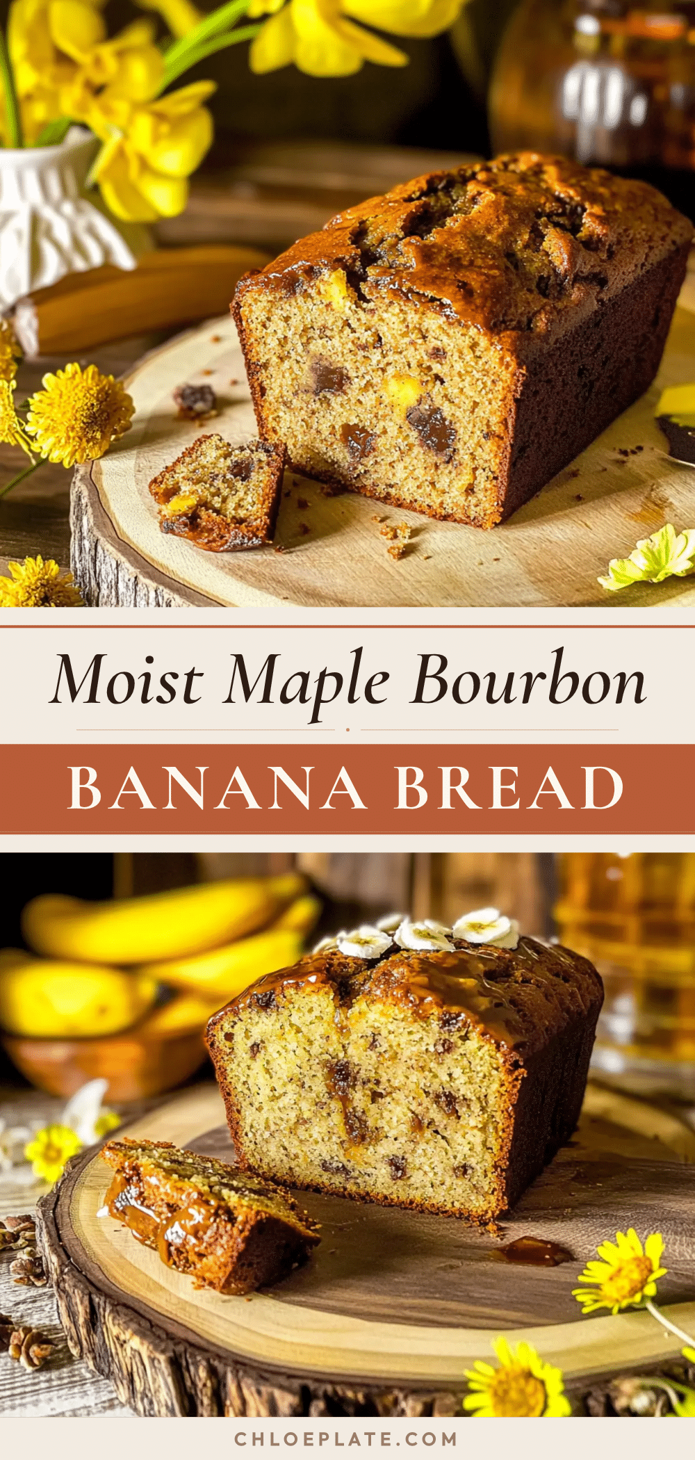 maple-bourbon banana bread recipe