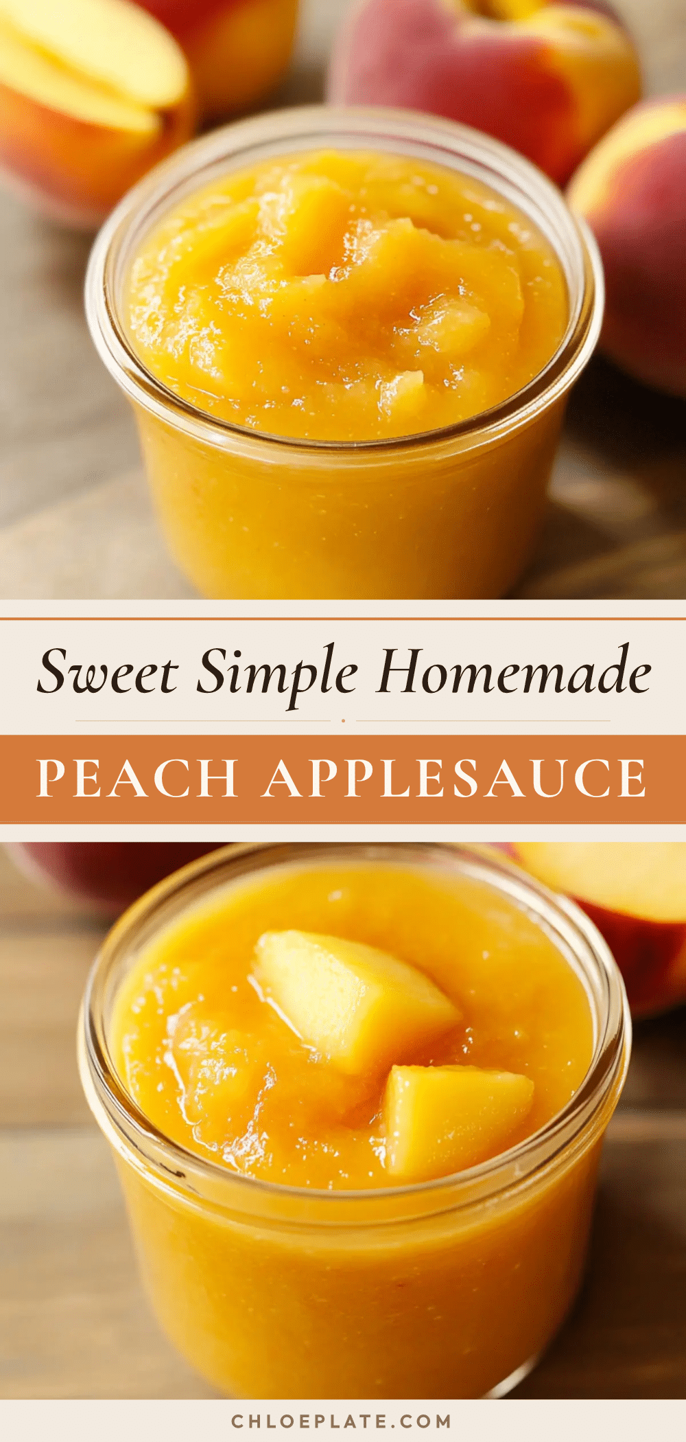 peach applesauce recipe