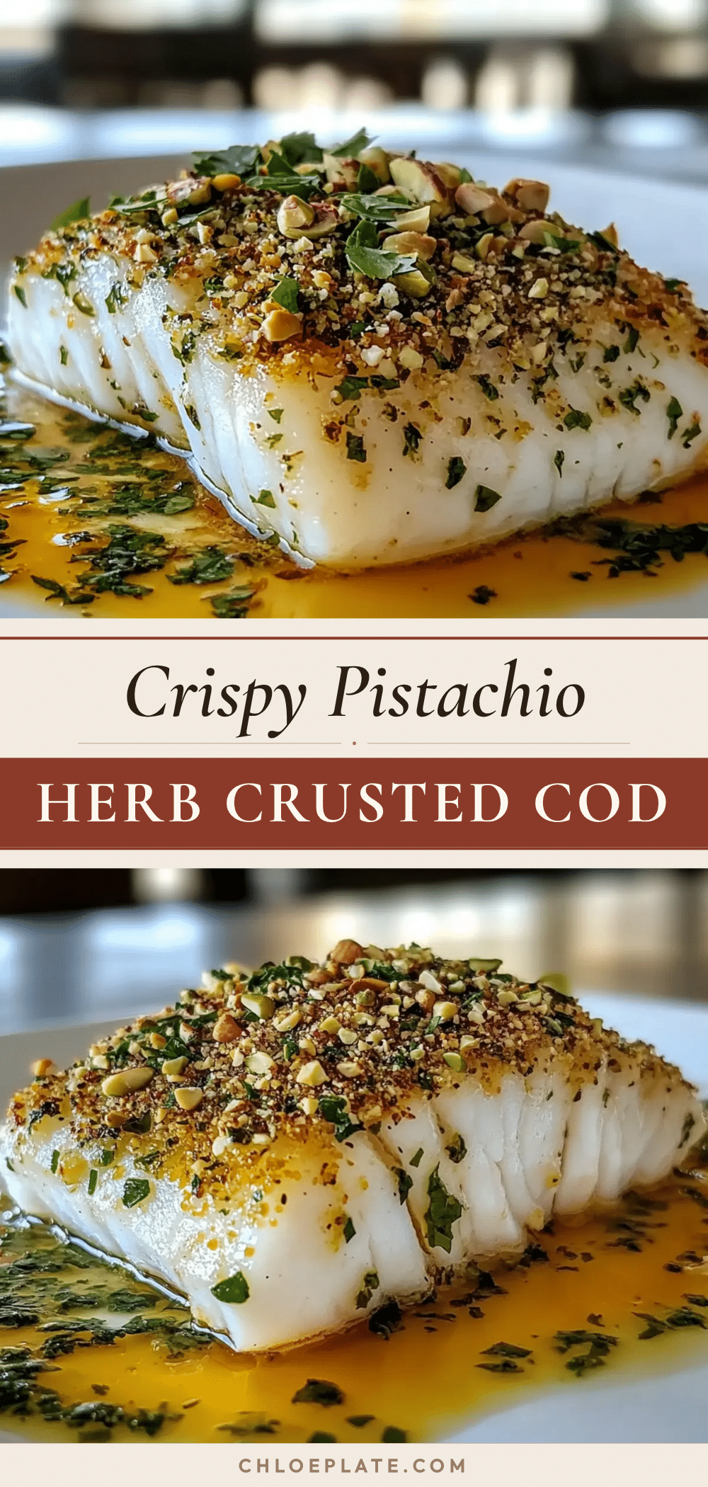 pistachio herb crusted cod recipe