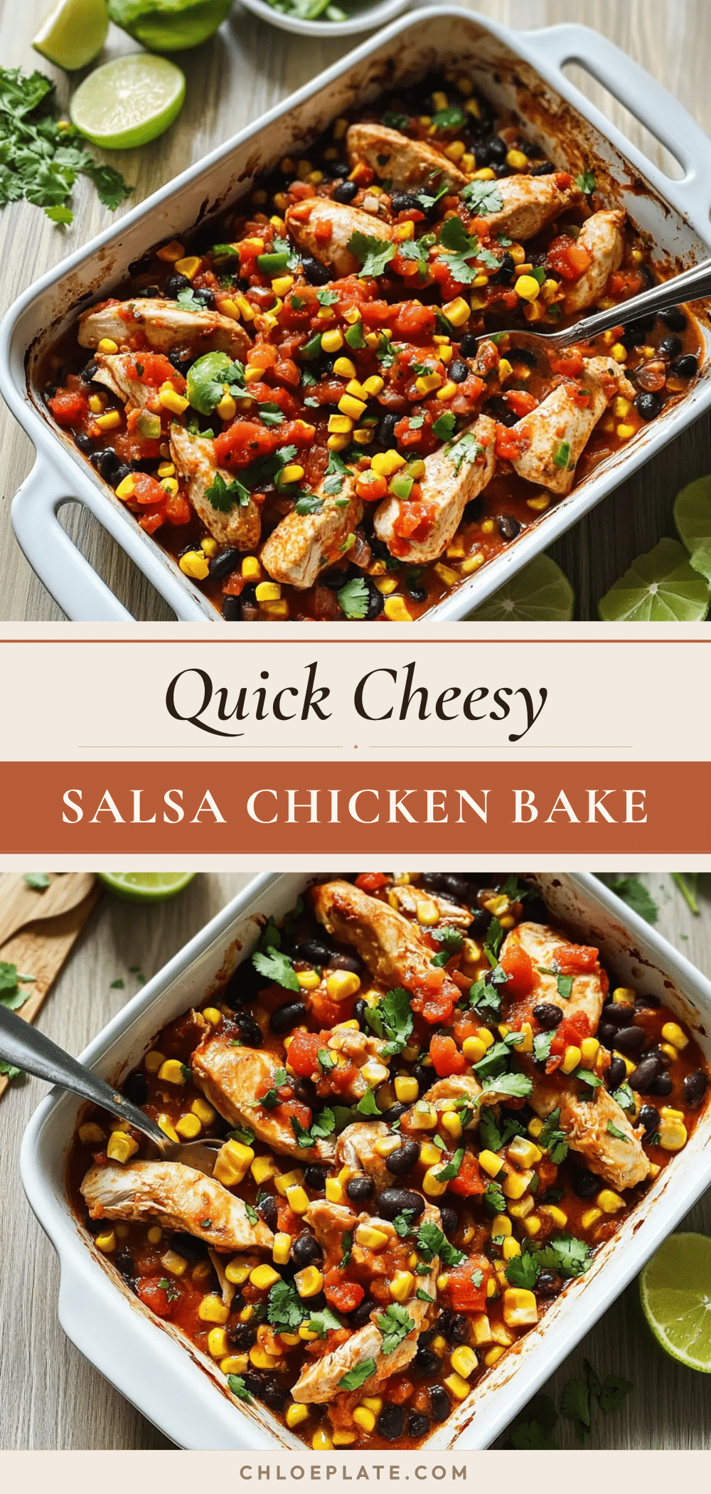 quick salsa chicken bake recipe