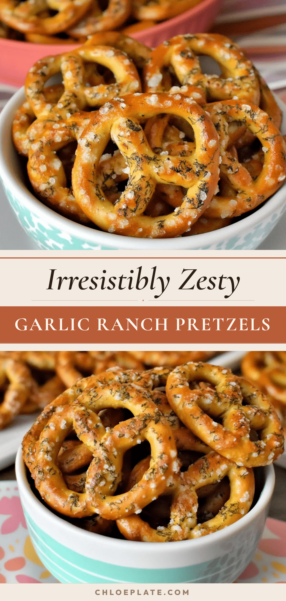 zesty garlic ranch pretzels recipe