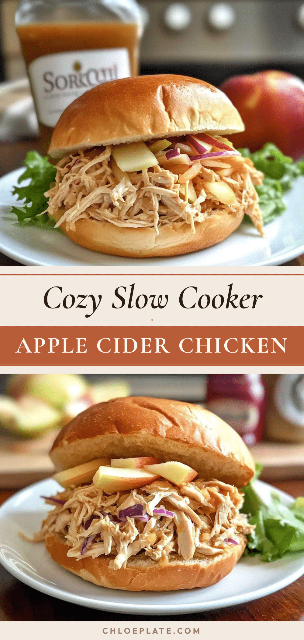 apple cider chicken sandwiches recipe