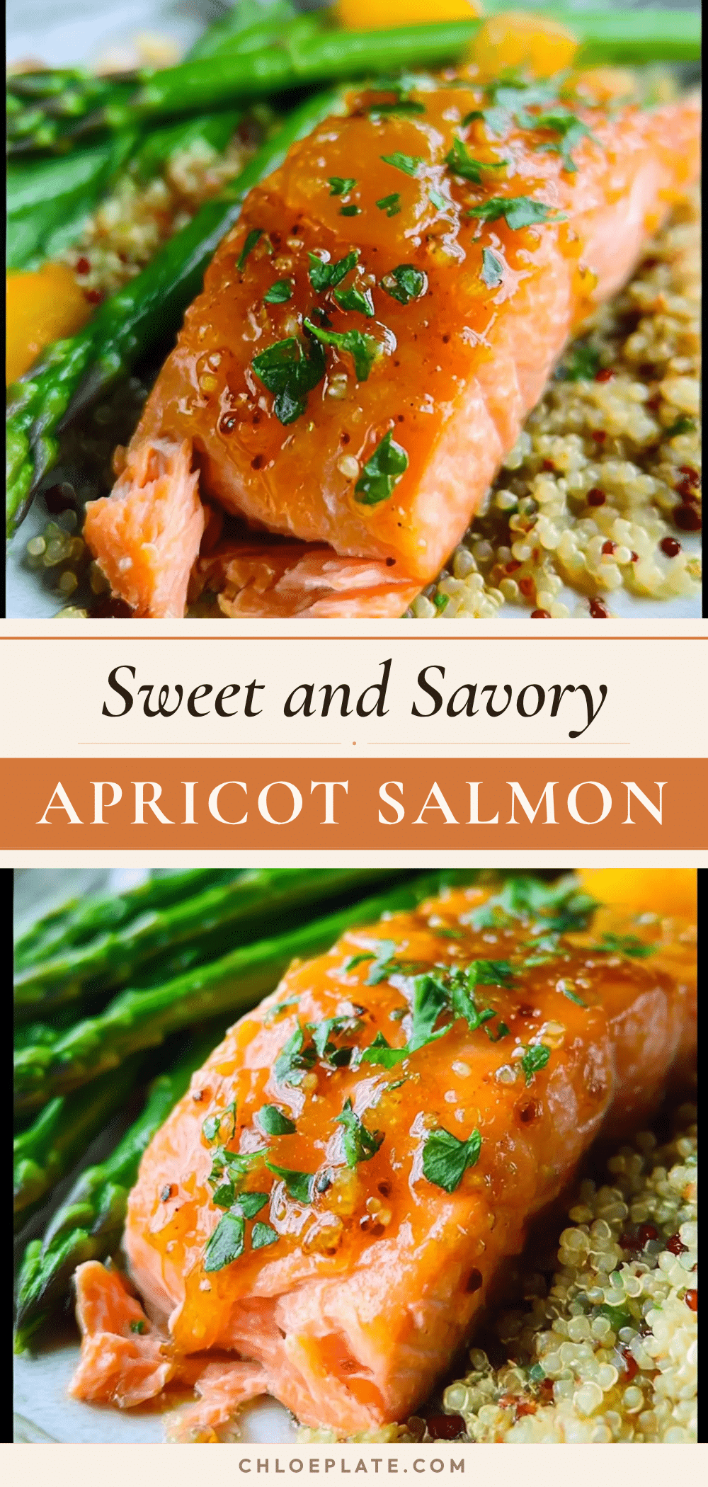 Apricot Dijon Glazed Salmon recipe