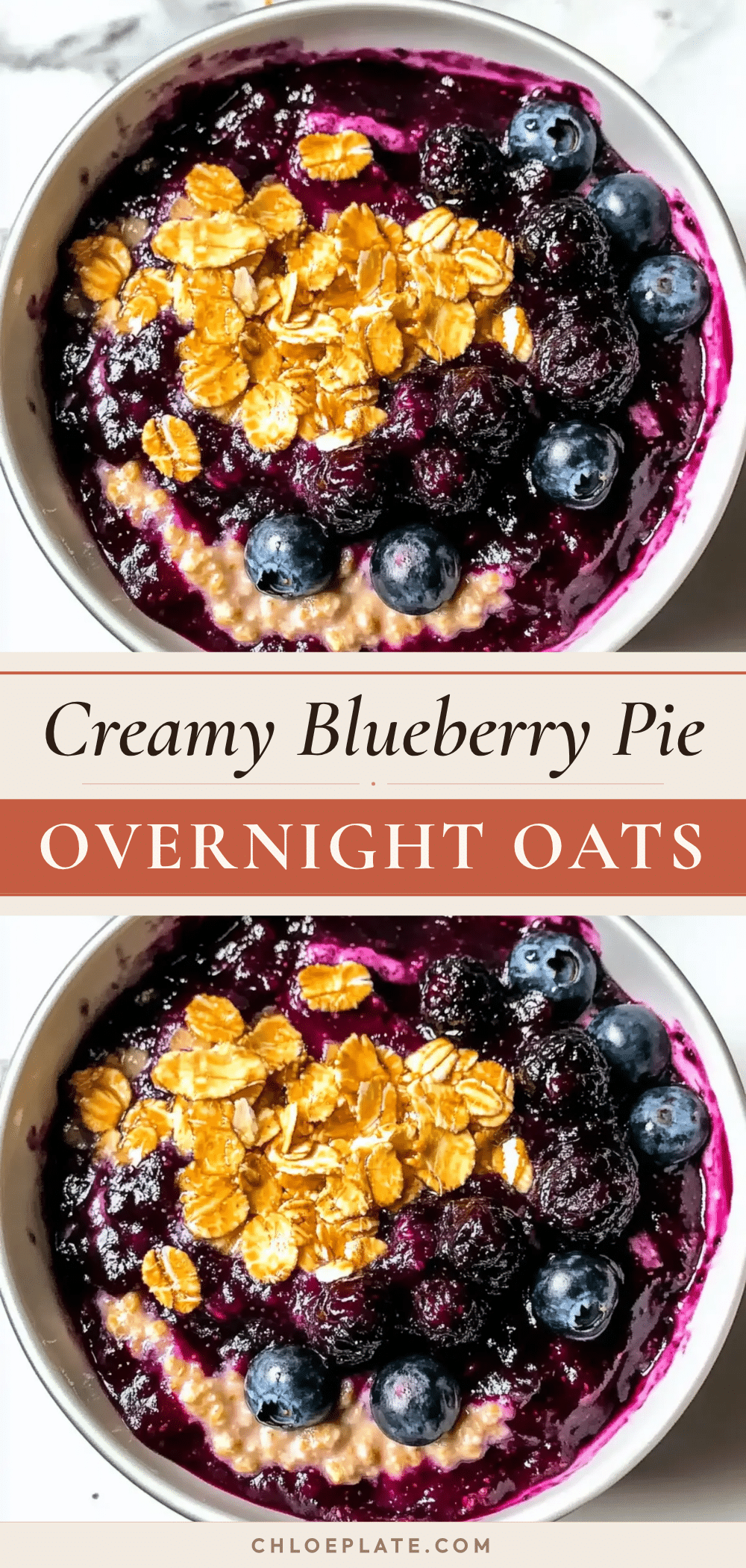 blueberry pie overnight oats recipe