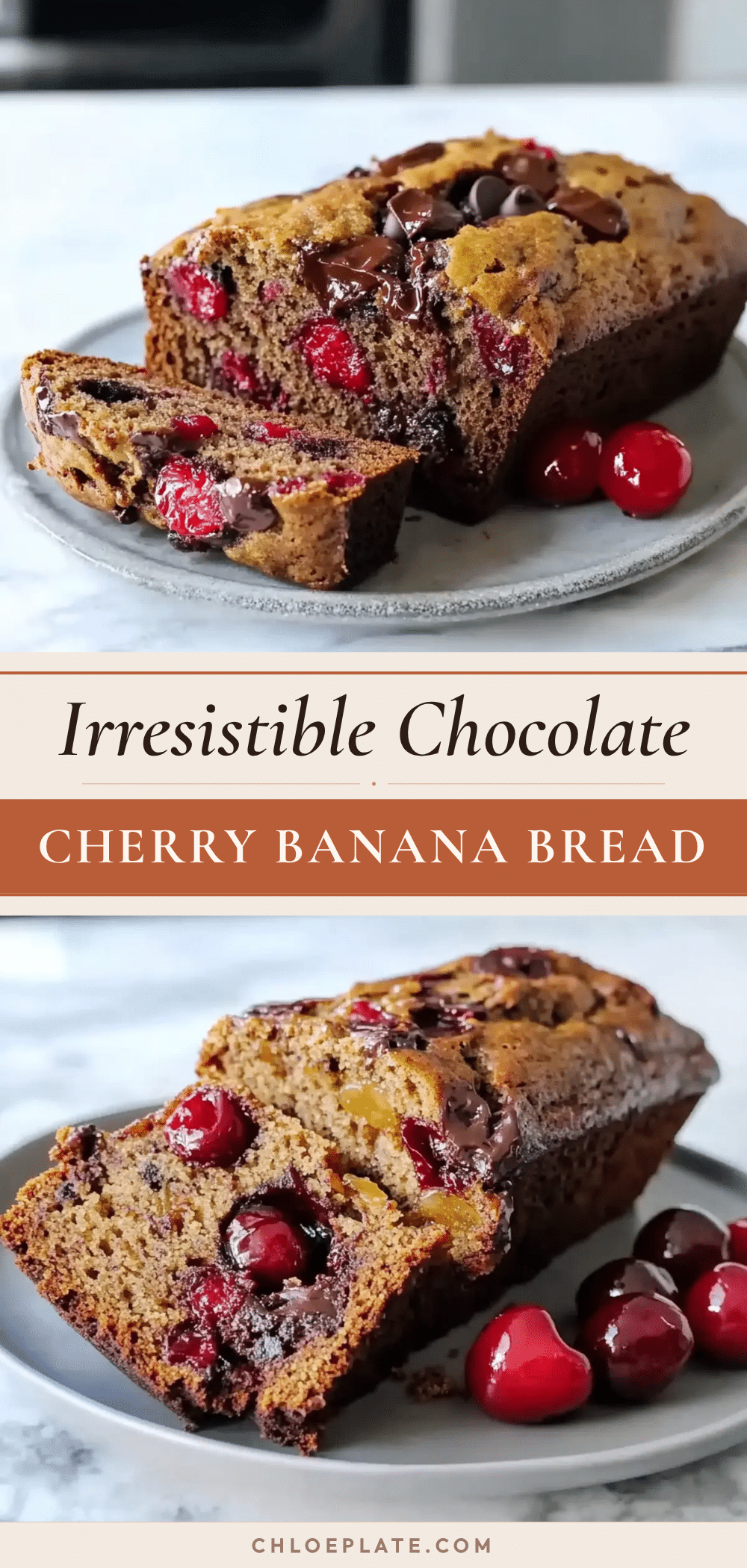 chocolate cherry banana bread recipe