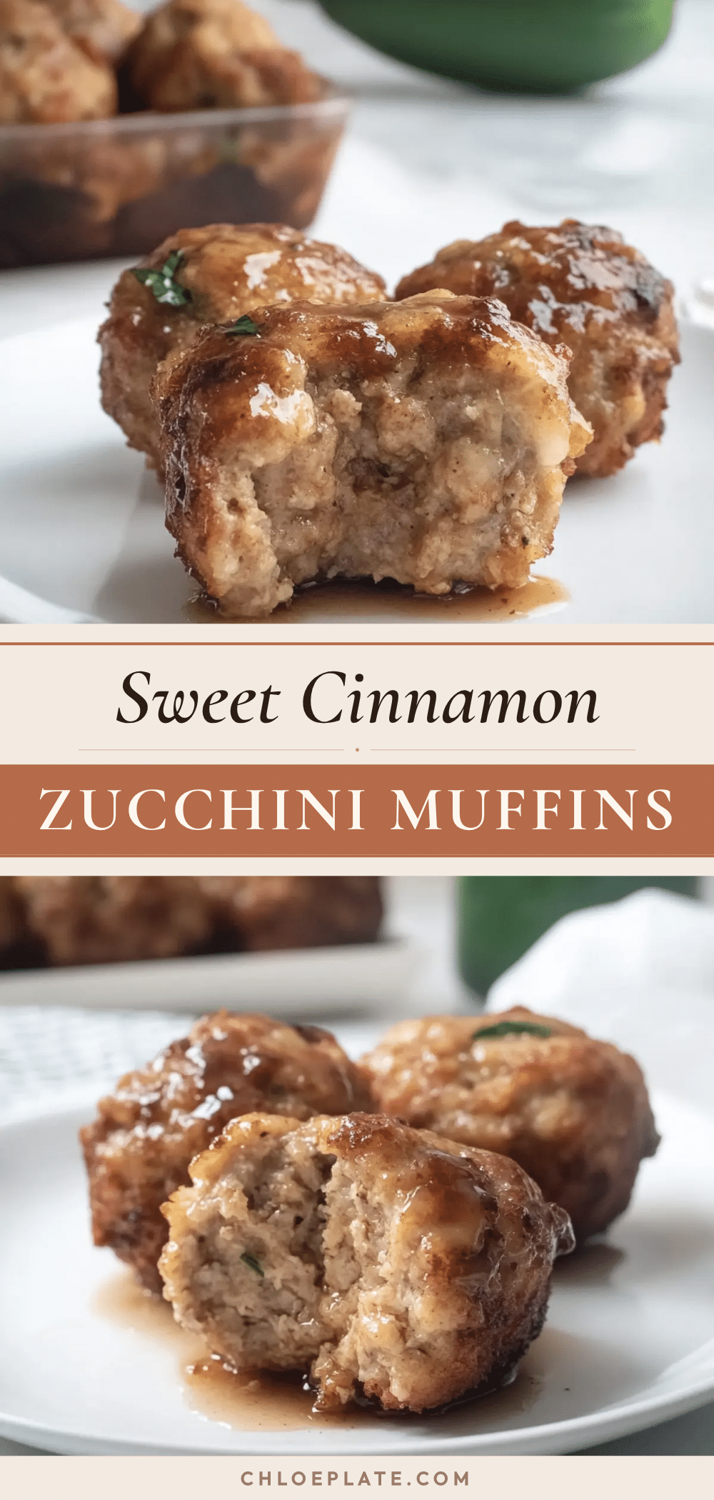 cinnamon roll zucchini muffins recipe