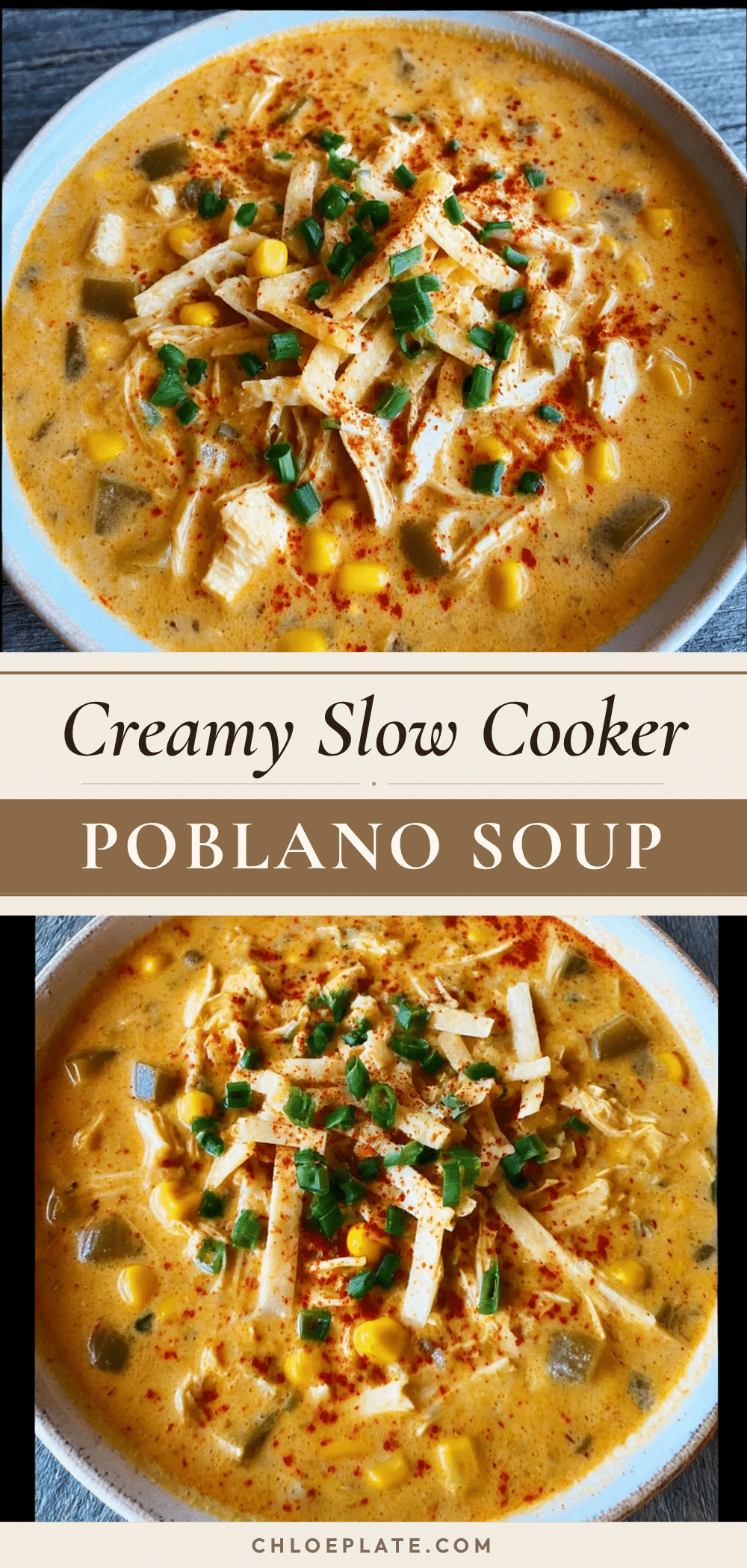 cozy slow cooker chicken poblano soup recipe