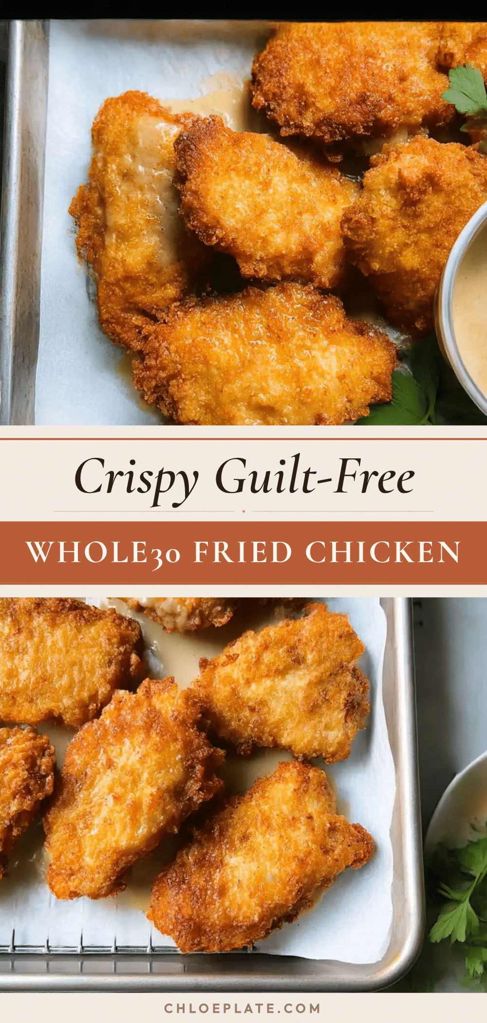 Crispy Whole30 Chicken Fried Chicken recipe