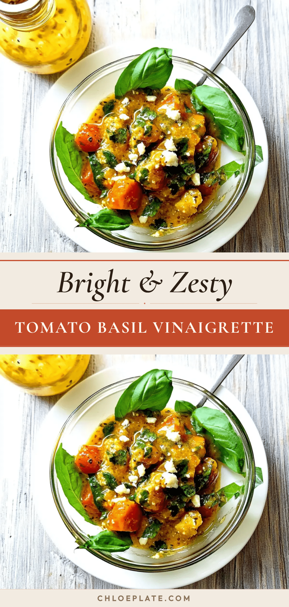 fresh tomato basil vinaigrette recipe