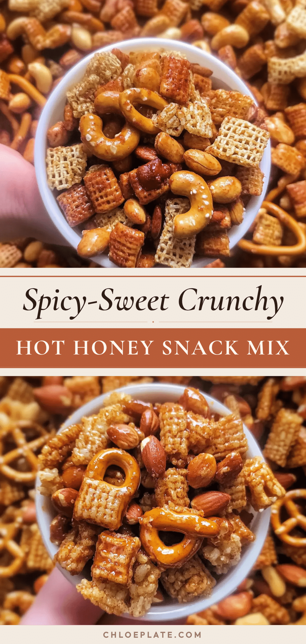 hot honey snack mix recipe