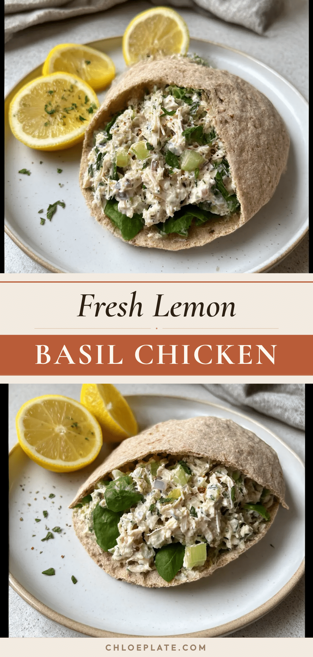 lemon basil rotisserie chicken salad recipe