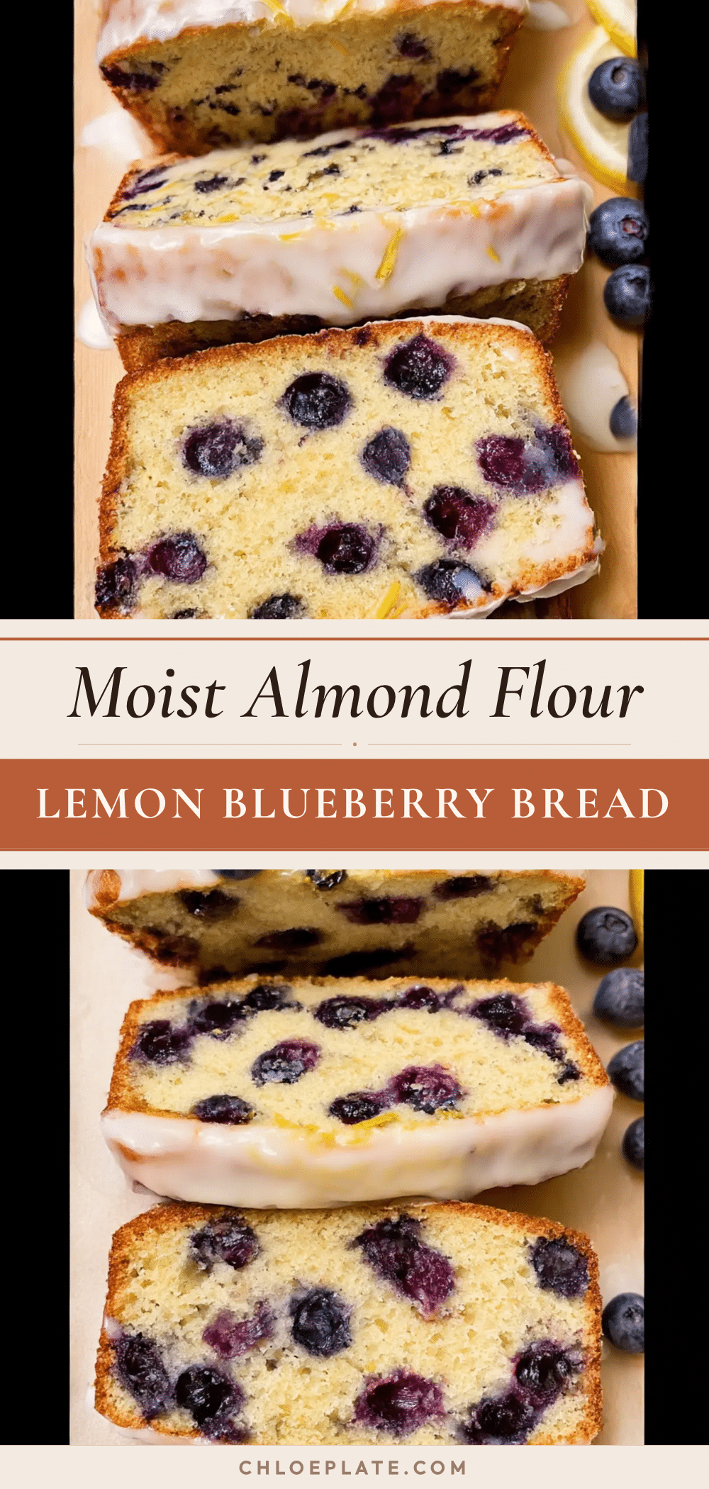moist almond flour lemon blueberry bread recipe