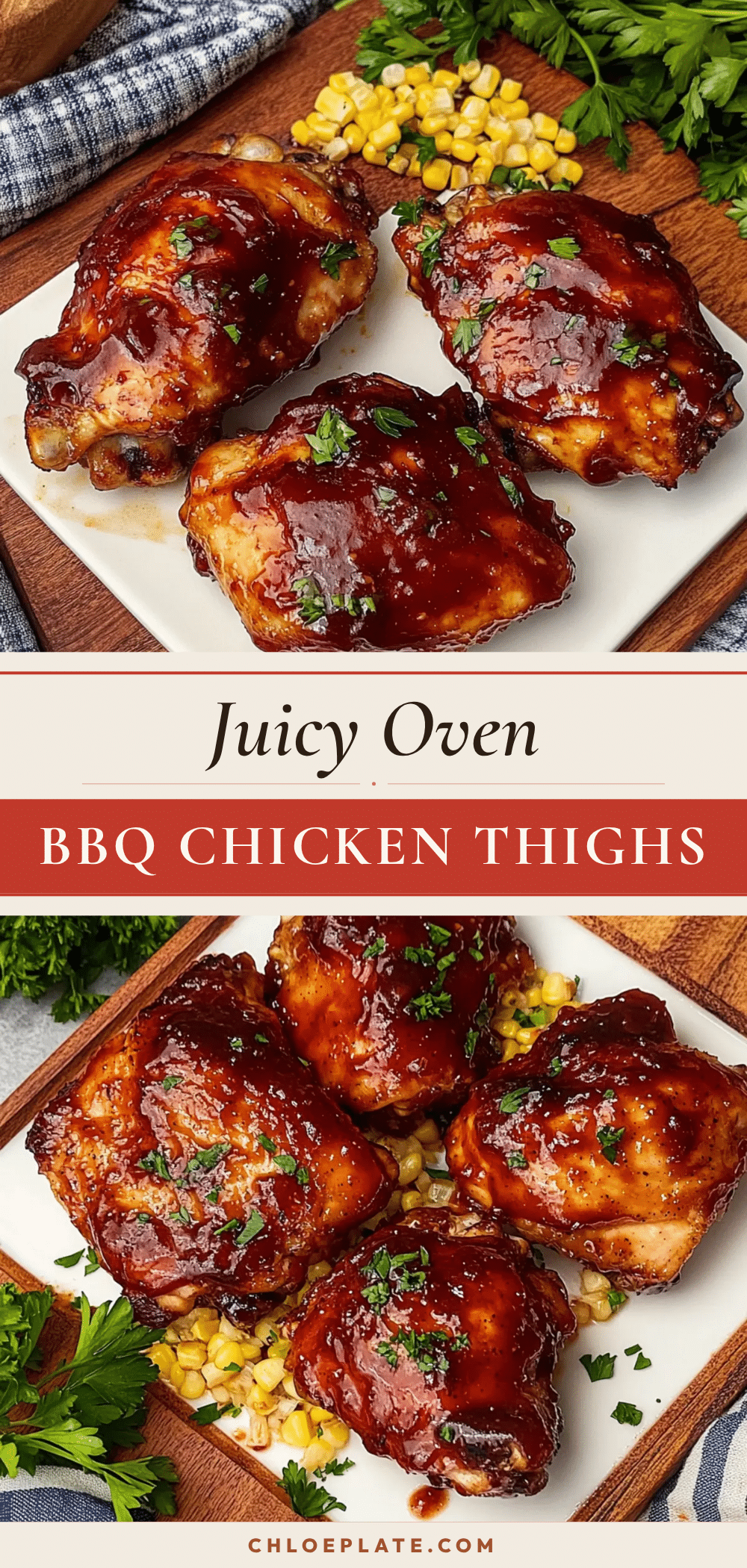 oven bbq chicken thighs recipe
