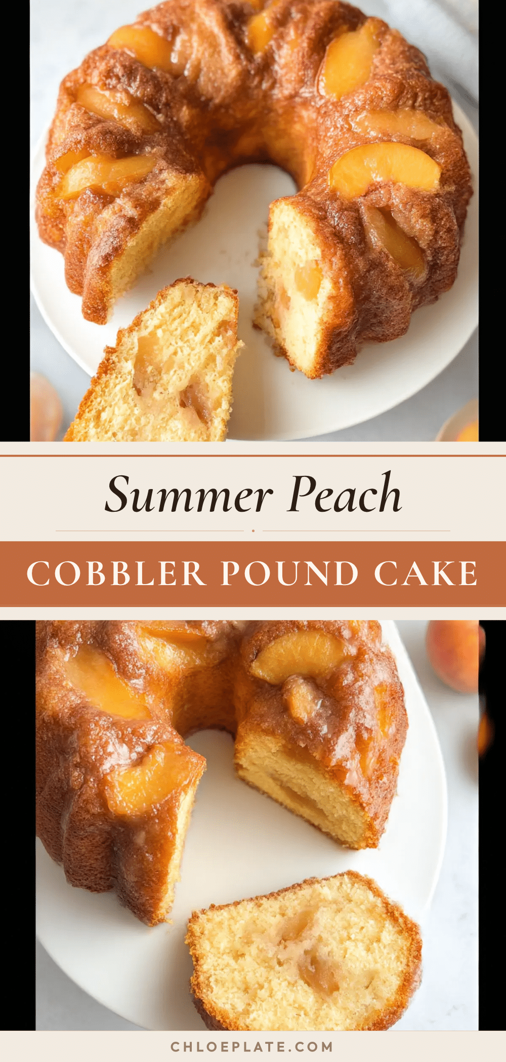 peach cobbler pound cake recipe