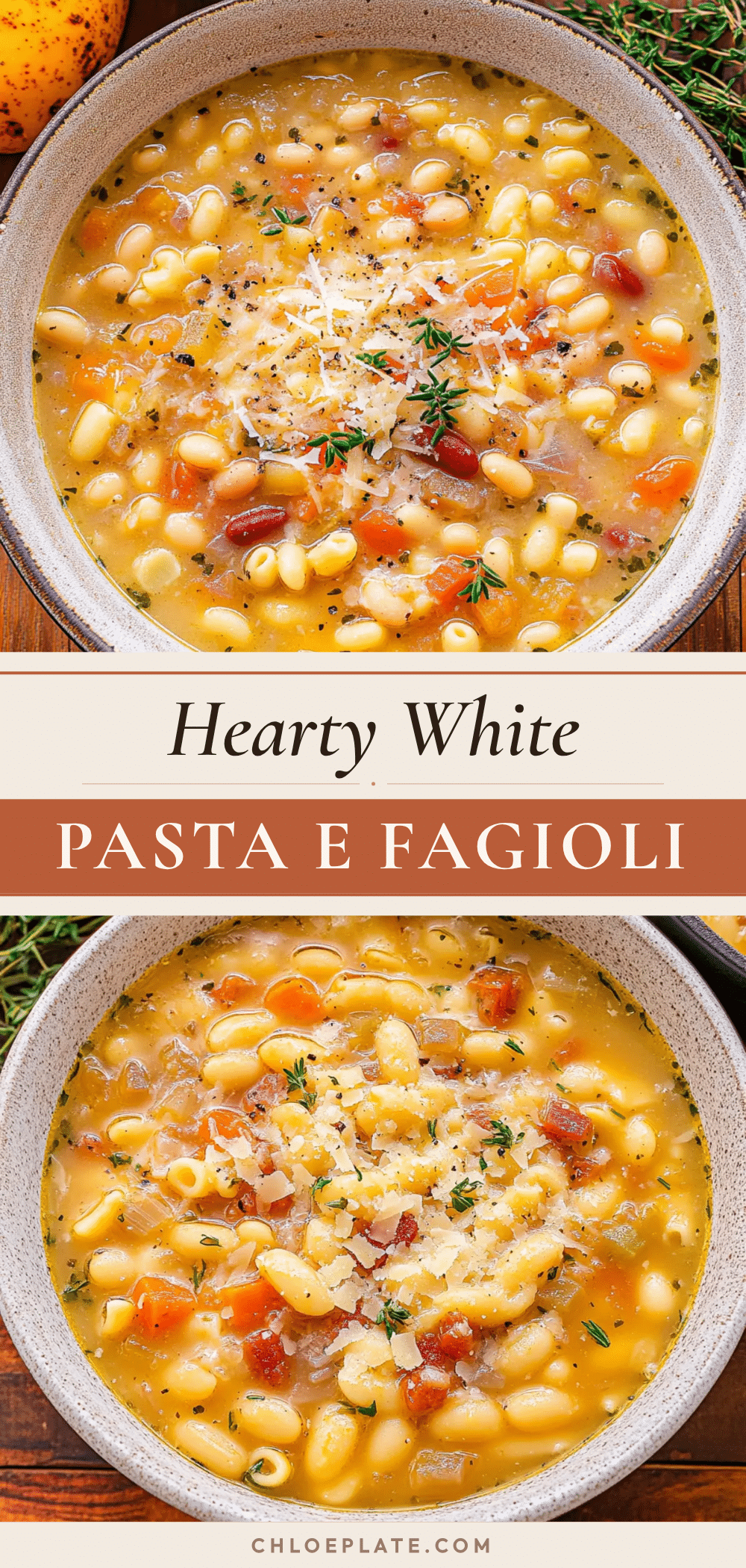 white pasta e fagioli soup recipe